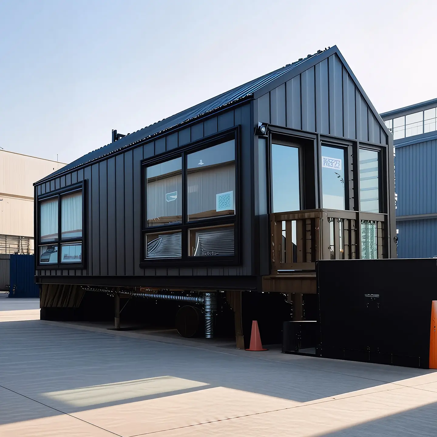 Sales centre modular construction
