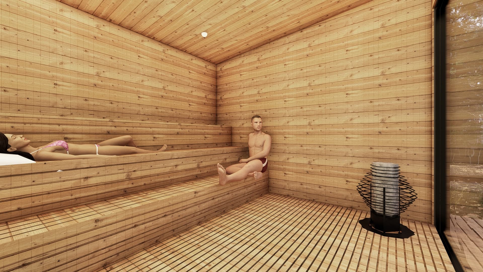 Sauna and Steam Room