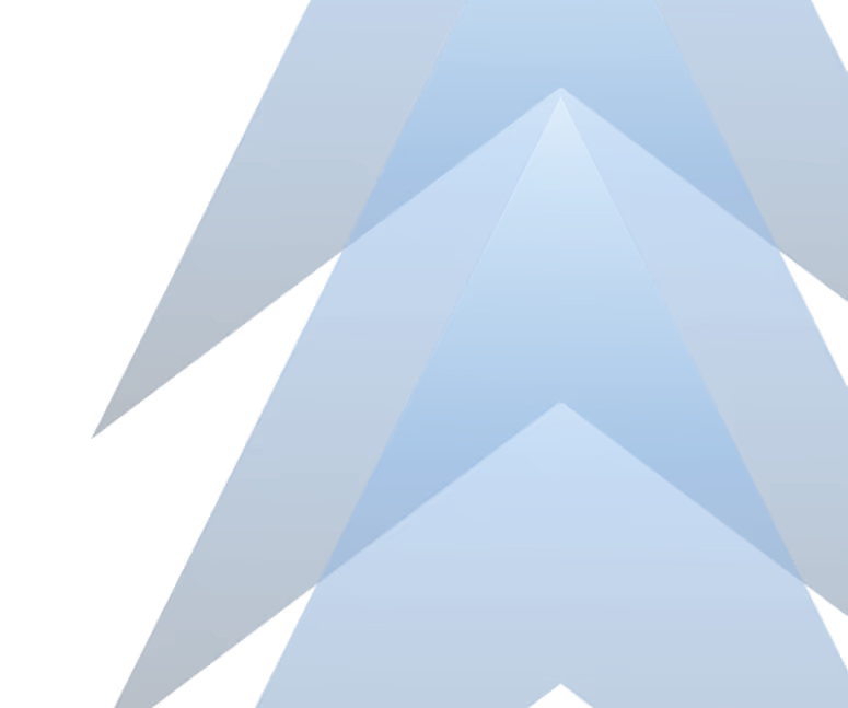Blue translucent overlapping arrows pointing upward on a black background.
