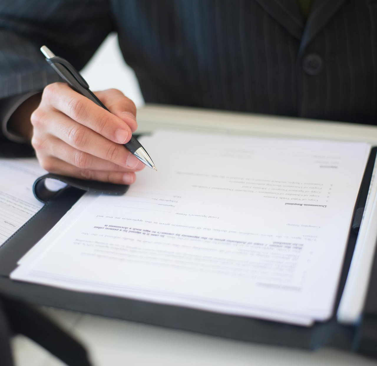 Signing documentation