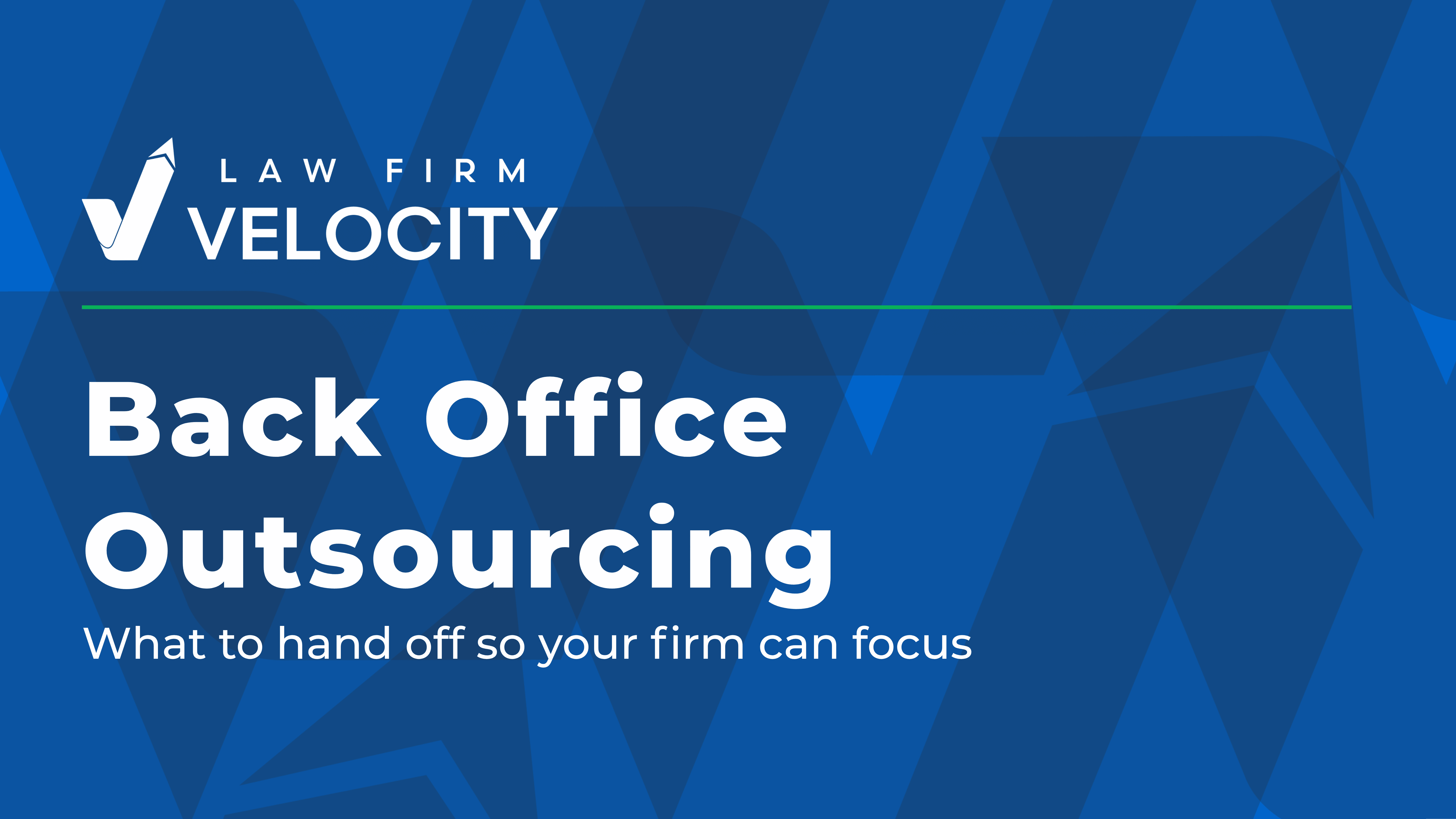 Law Firm Back Office Outsourcing Services