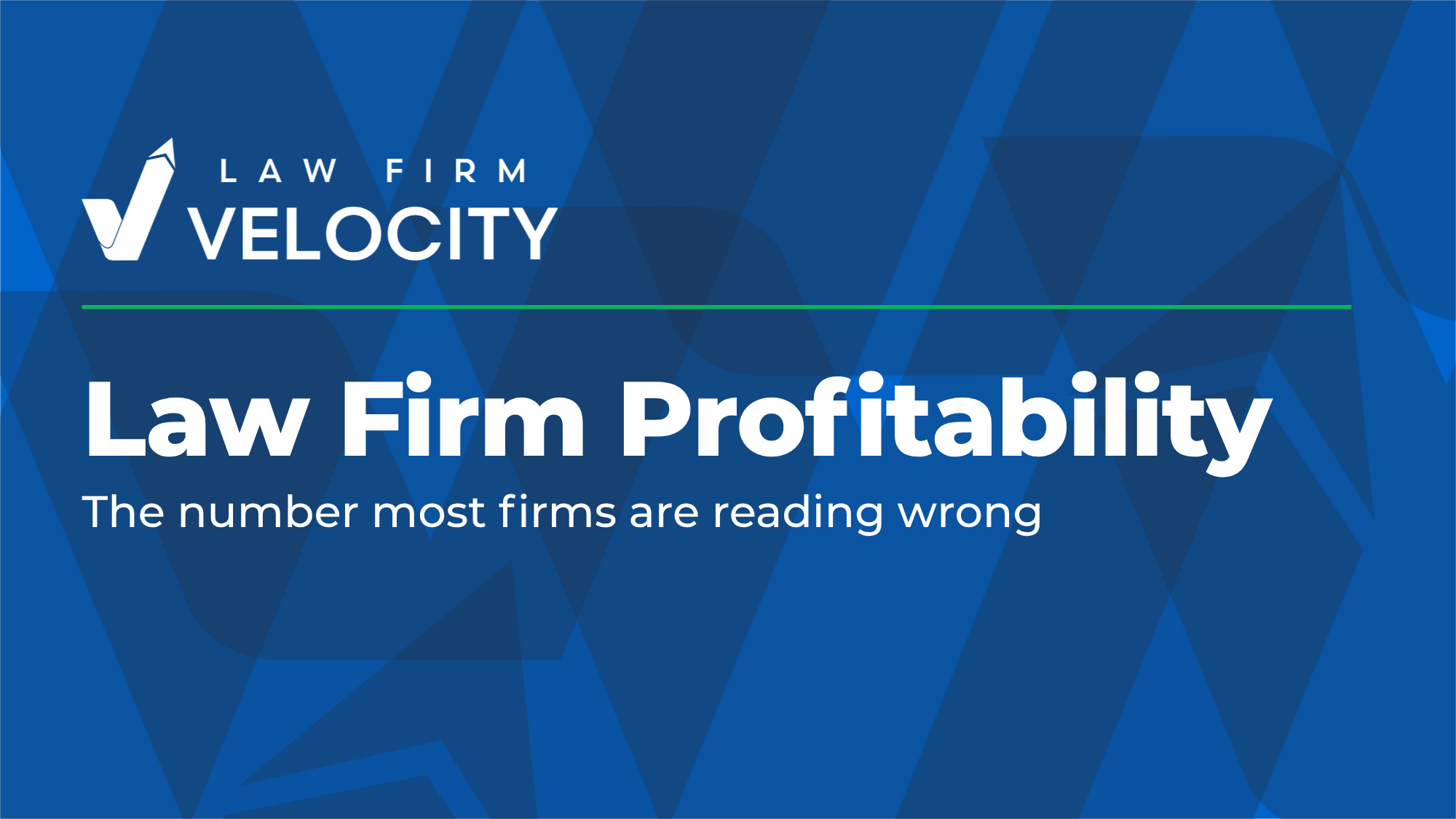 Law Firm Profitability: Measure, Benchmark, Manage