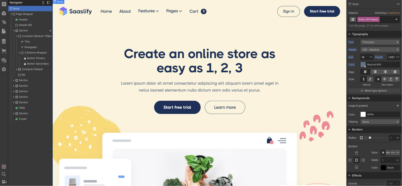 Tyography - Saaslify X Webflow Template