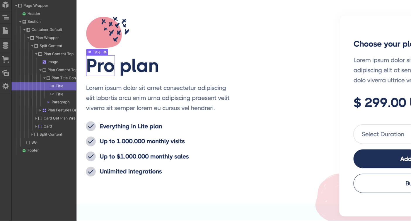 eCommerce Page - Saaslify X Webflow Template