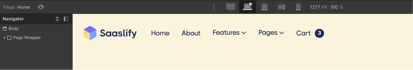 Reponsive Design - Saaslify X Webflow Template