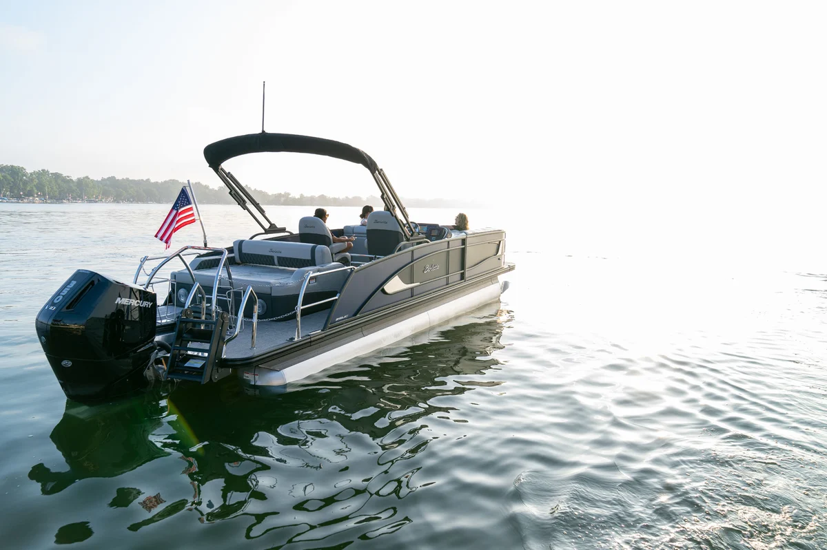 Water toys spraying parents and laughing