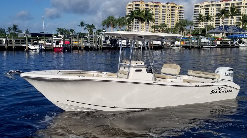 2022 Sea Chaser 24 HFC at Nautical Boat Club Naples