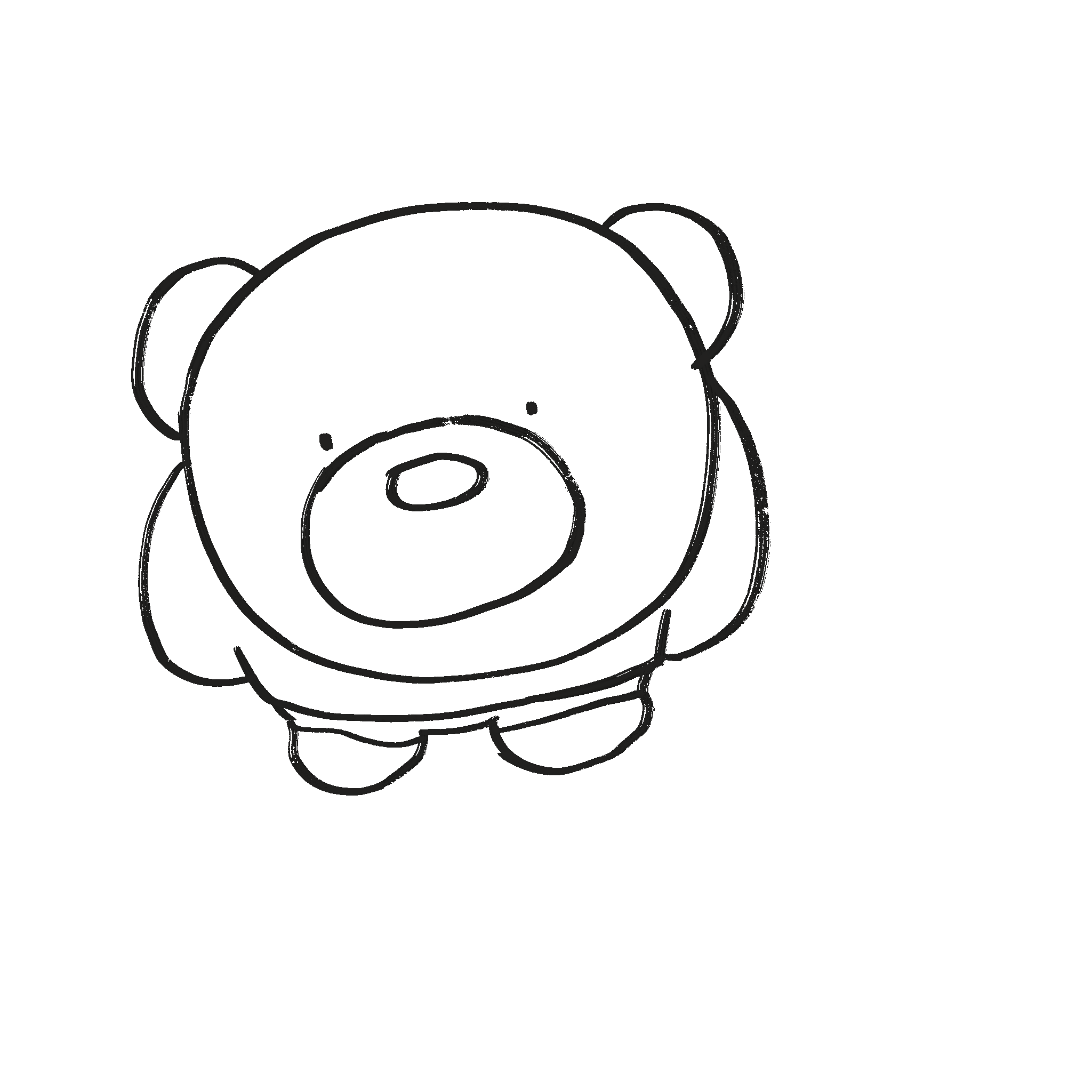 Bear showing off their resume