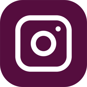 Purple Instagram social media icon