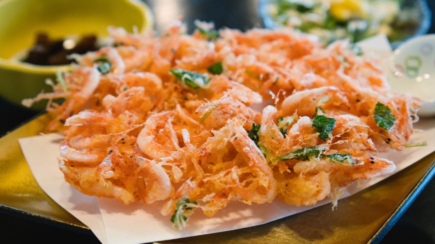 桜えびのかき揚げ