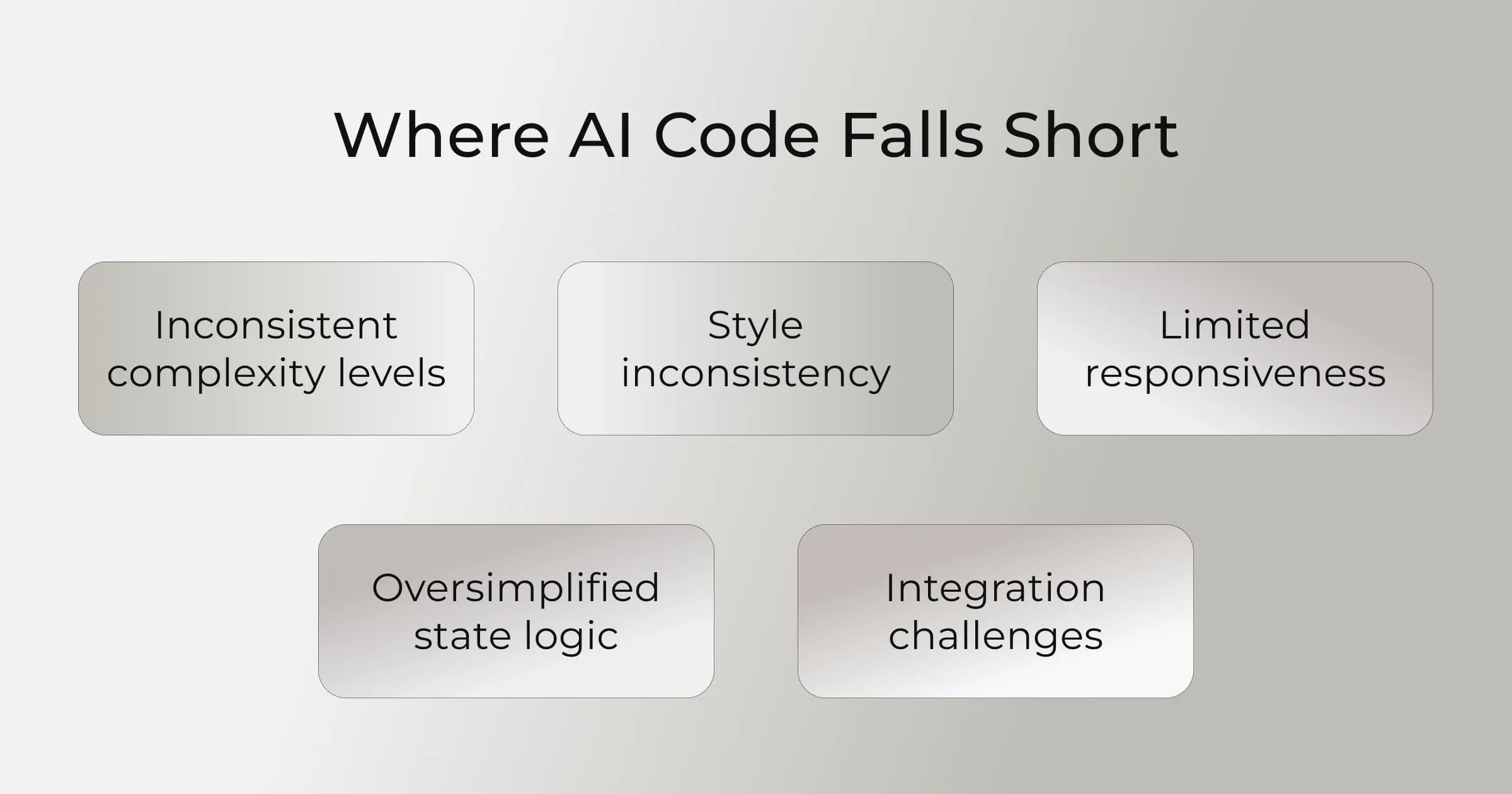 Where AI Code Falls Short