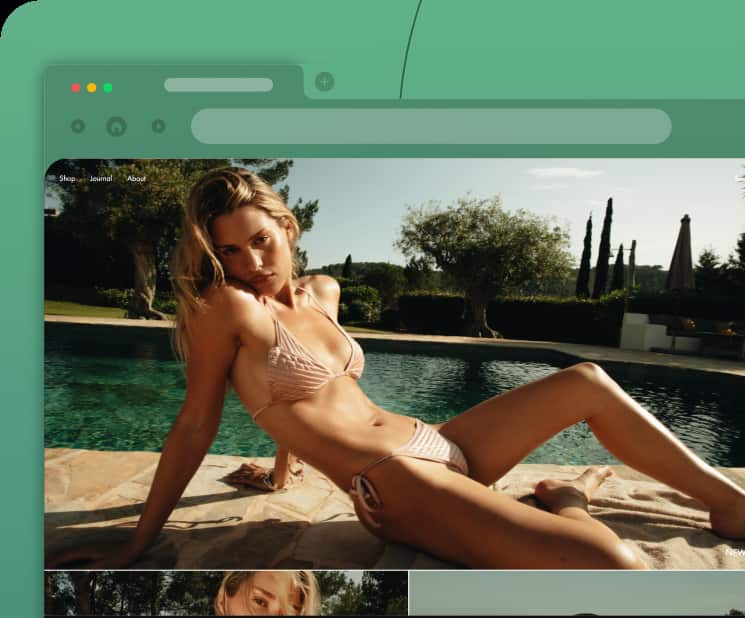 crafting digital style: pixel-perfect beachwear store