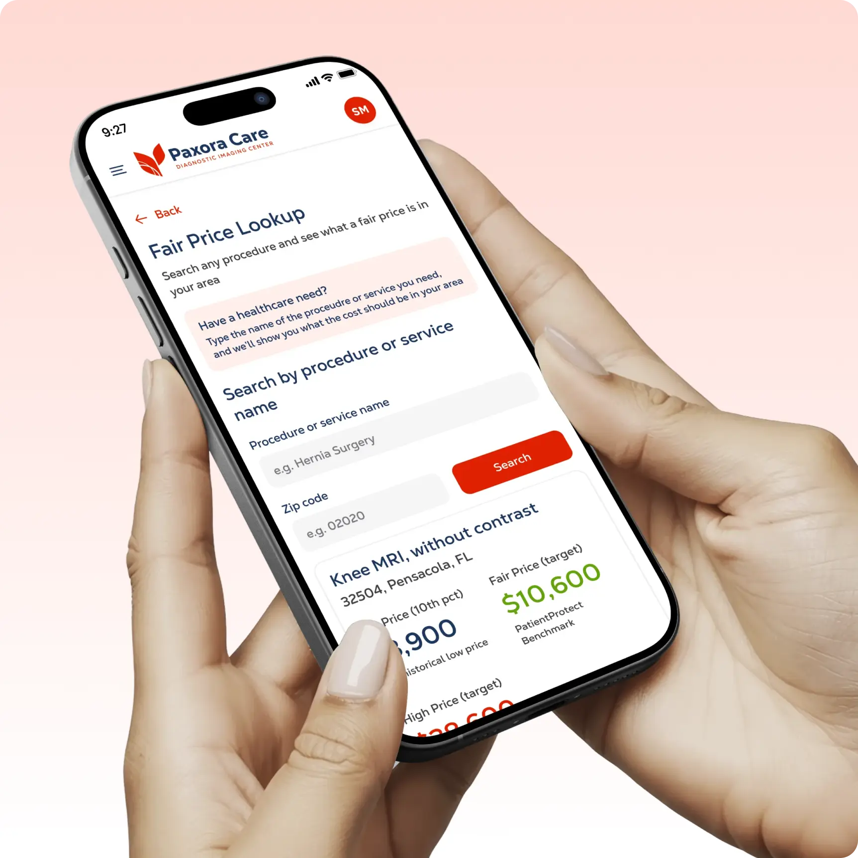 Patient portal on mobile