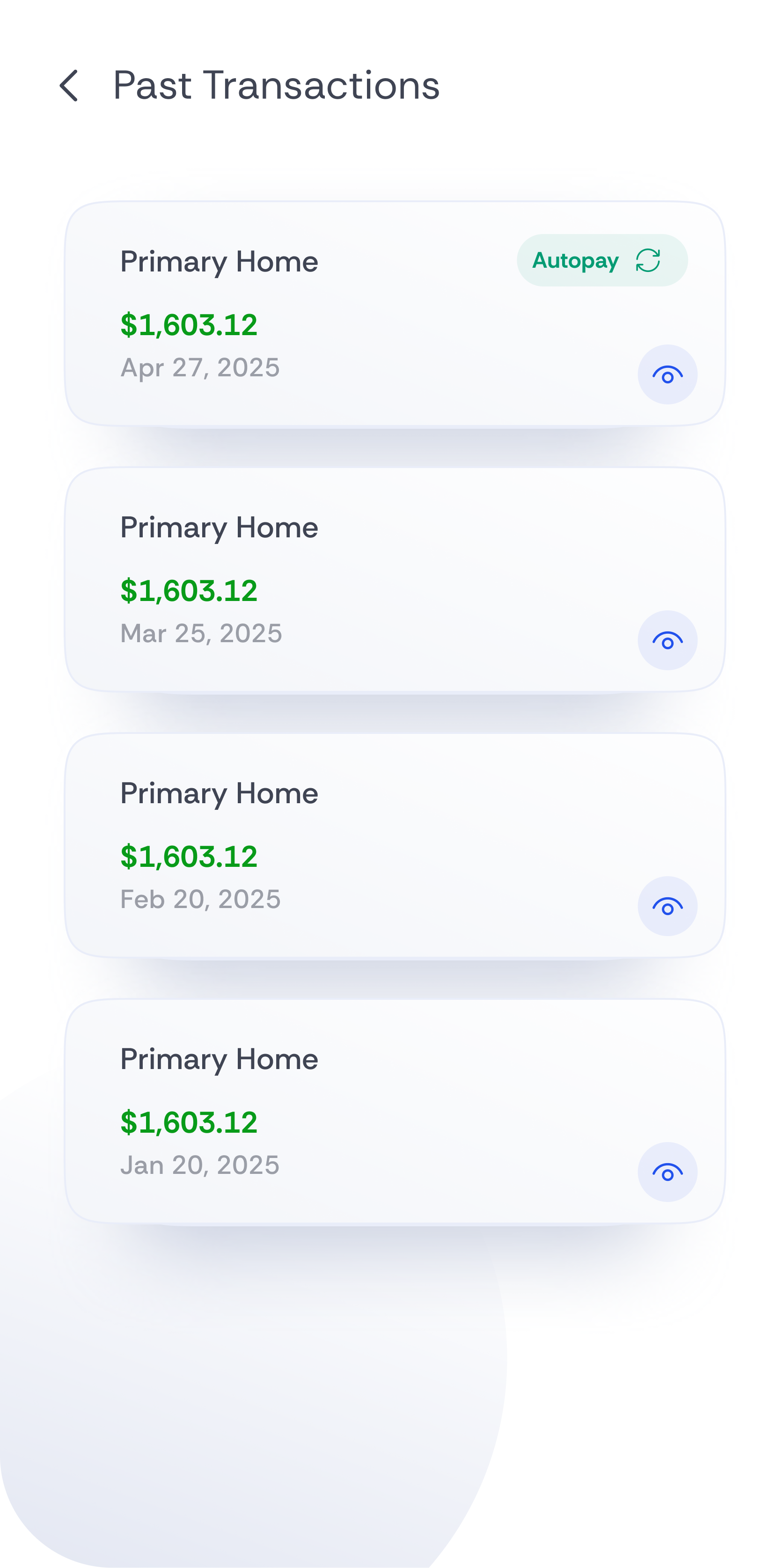 Mobile screen showing a kitchen with a virtual tour badge