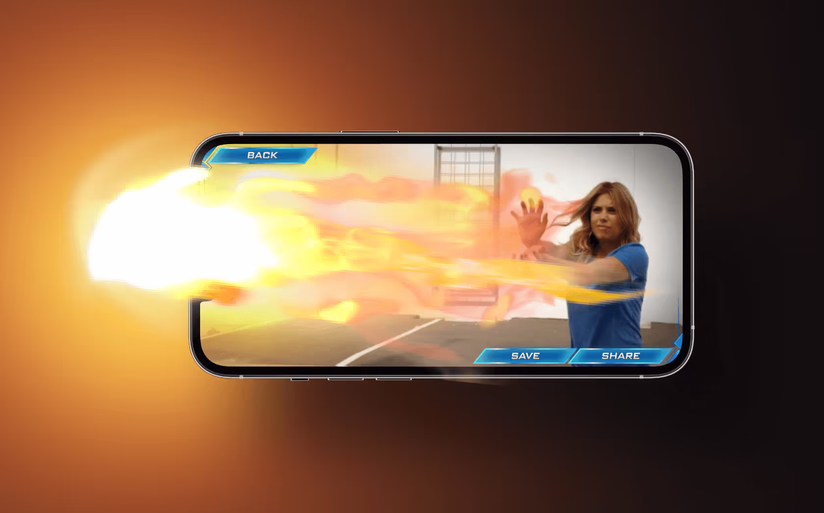 AR video editor with effects