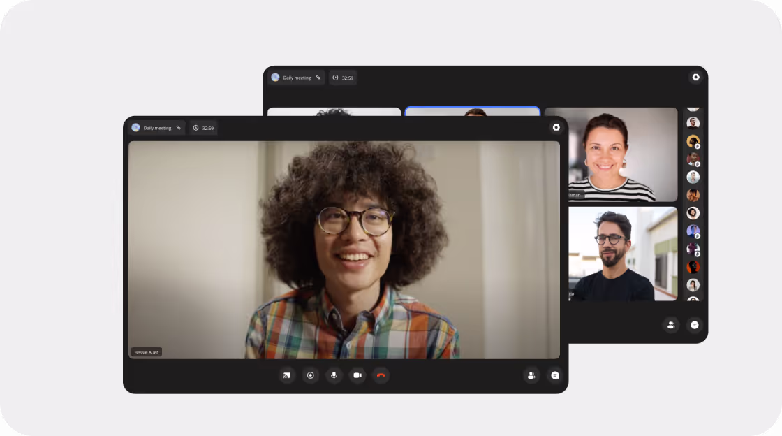Full video chat system
