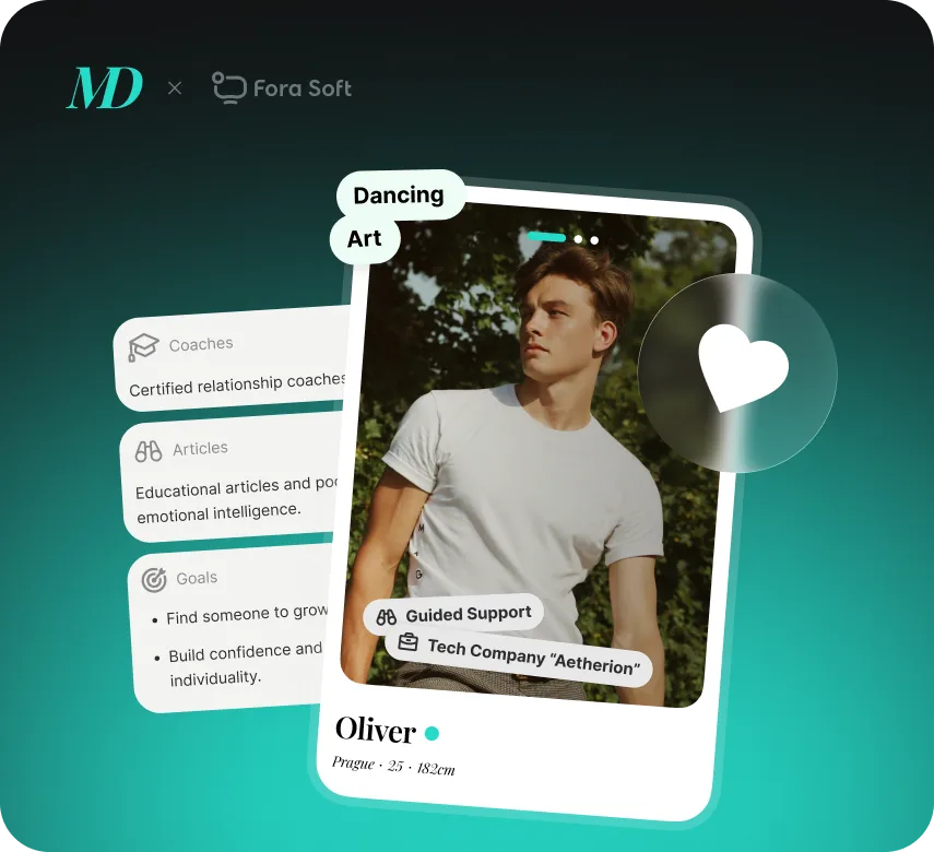 Mindwibe smart dating iOS app with built-in professional support features for meaningful connections
