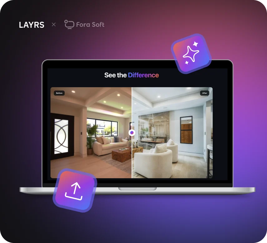LAYRS AI-powered HDR image processing platform for real estate photography with automated photo enhancement