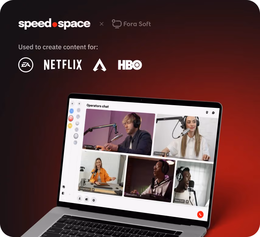 Speed Space remote video production platform used by EA, Netflix and HBO for collaborative content creation