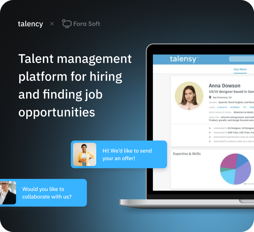 Talensy web-based talent management platform for recruiting, tracking and developing employee skills