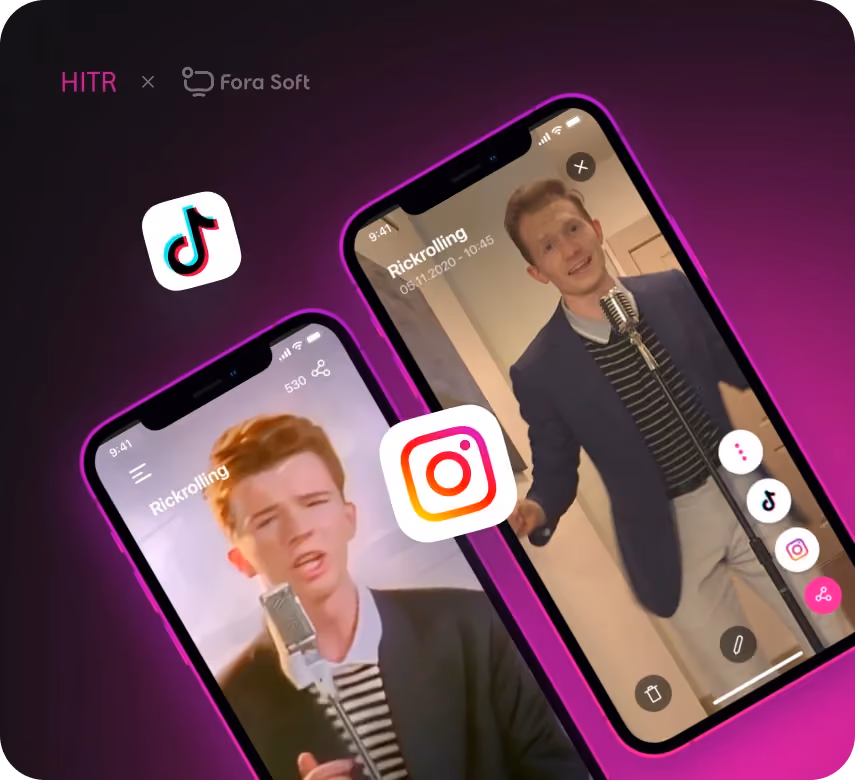 Hitr iOS app for creating and editing fun meme videos with special effects and filters