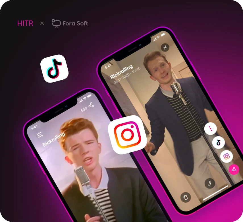 Hitr iOS app for creating and editing fun meme videos with special effects and filters
