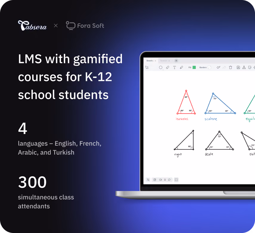 Tabsera virtual school platform that recreates the physical classroom experience with interactive online learning