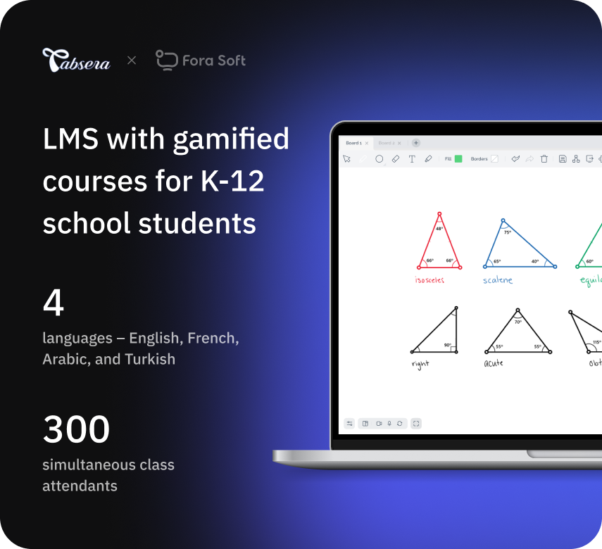 Tabsera virtual school platform that recreates the physical classroom experience with interactive online learning