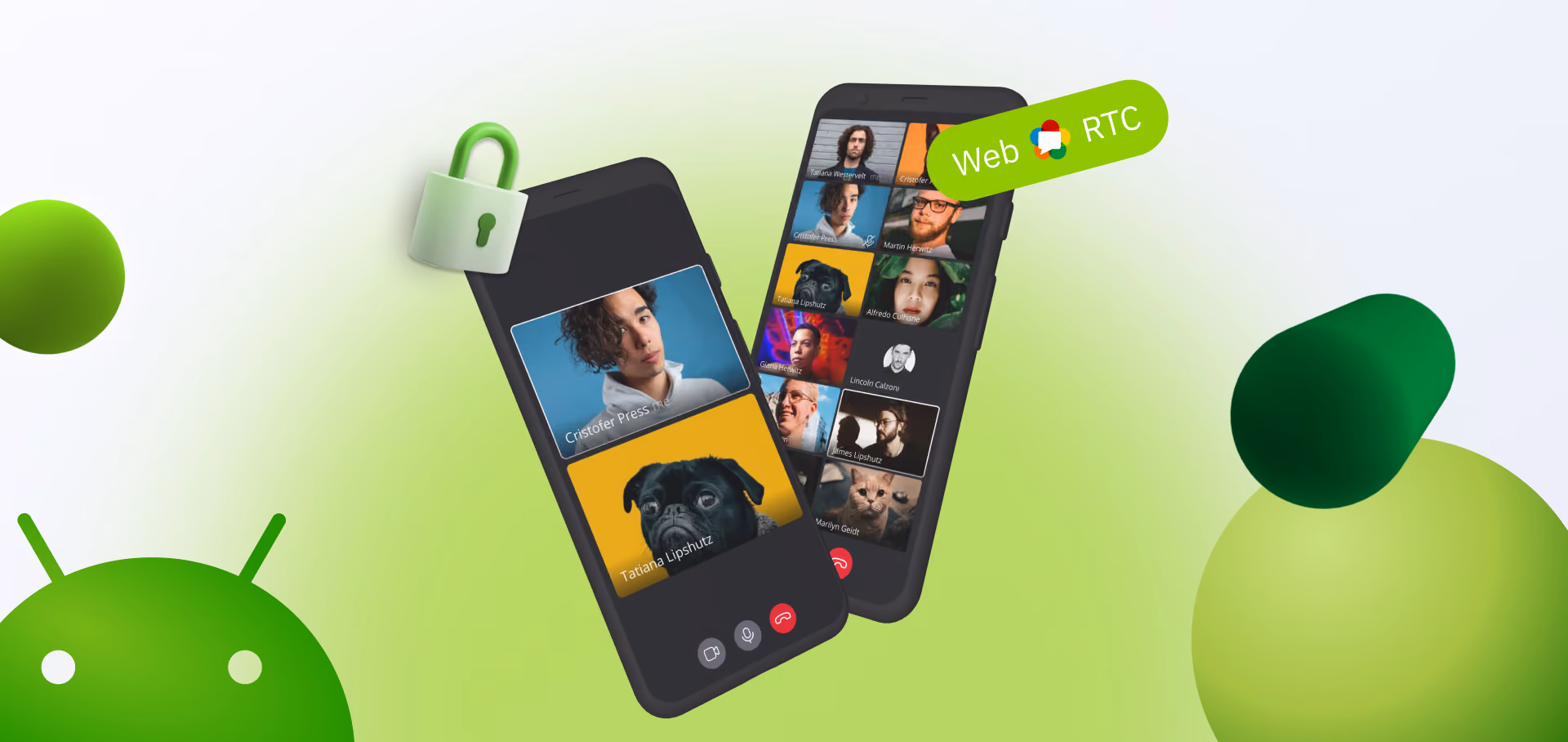 WebRTC in Android Explained: as Simple as It Is — cover illustration