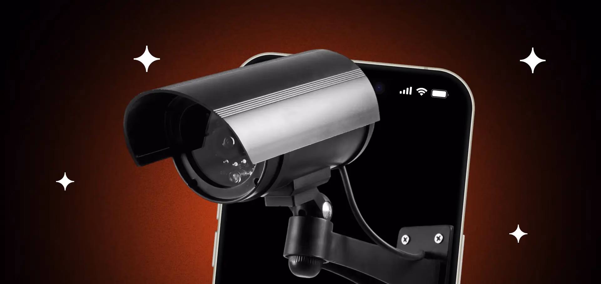 Mobile IP camera app interface with real-time video feed and remote management controls