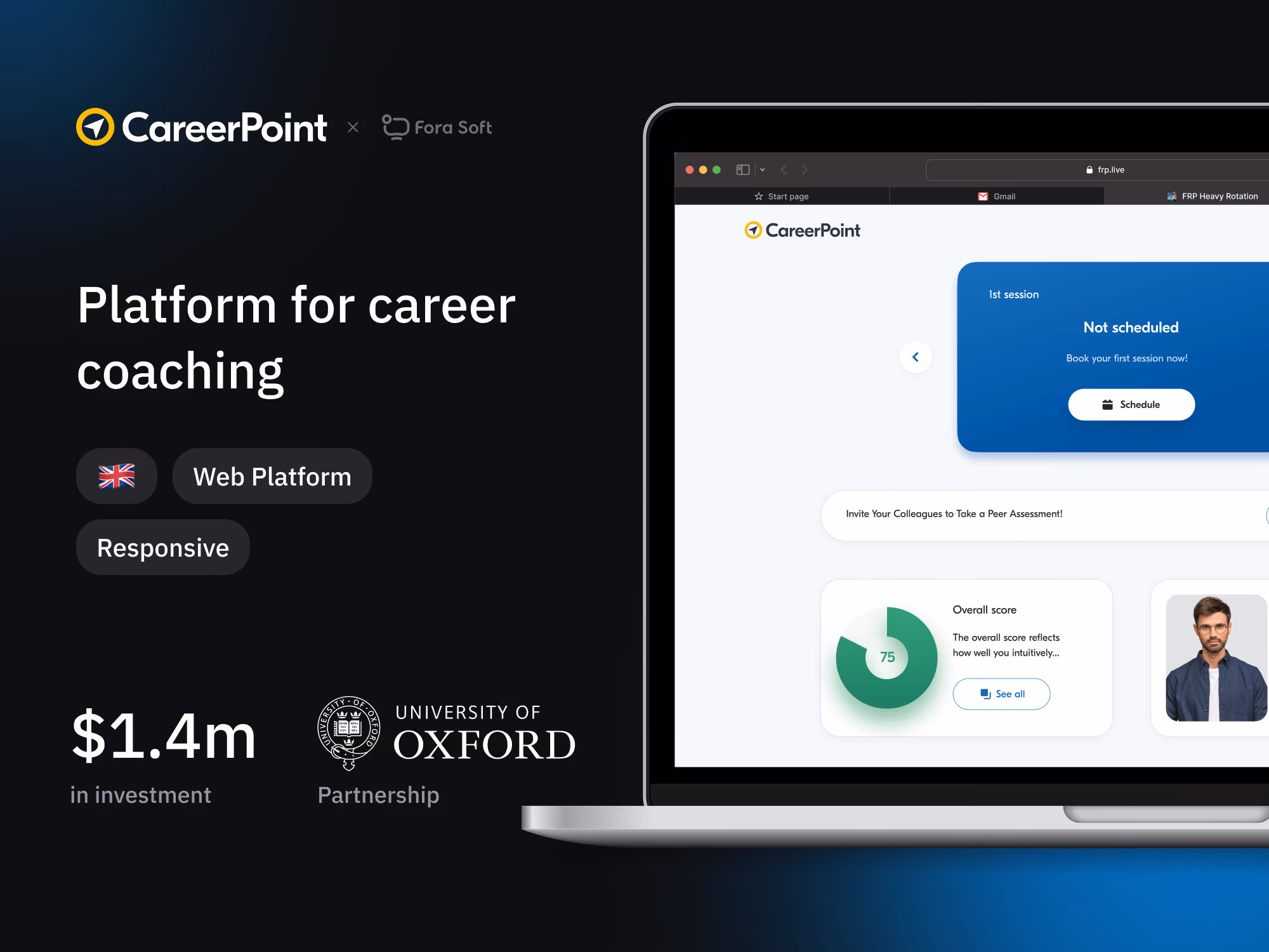 Career coaching platform with AI and University of Oxford collaboration