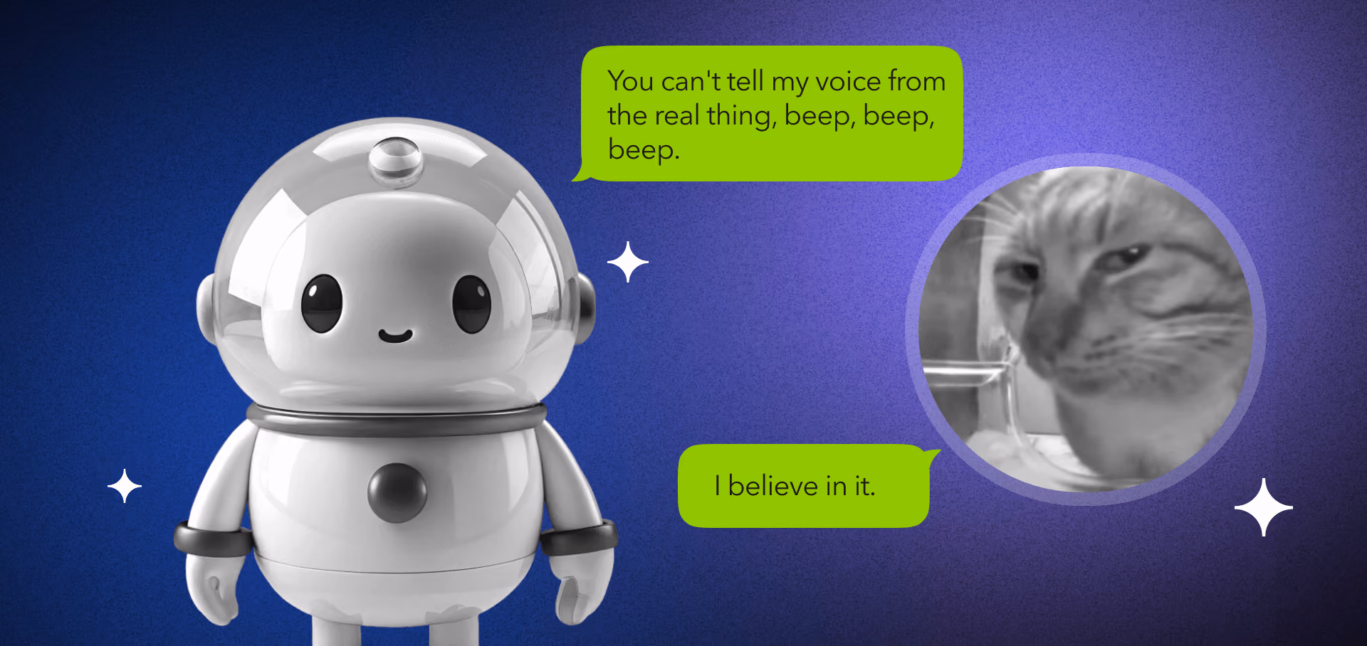 Synthetic voice libraries and AI-powered text-to-speech for app development