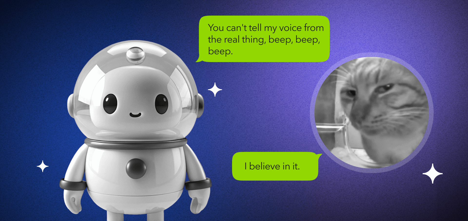 Synthetic voice libraries and AI-powered text-to-speech for app development