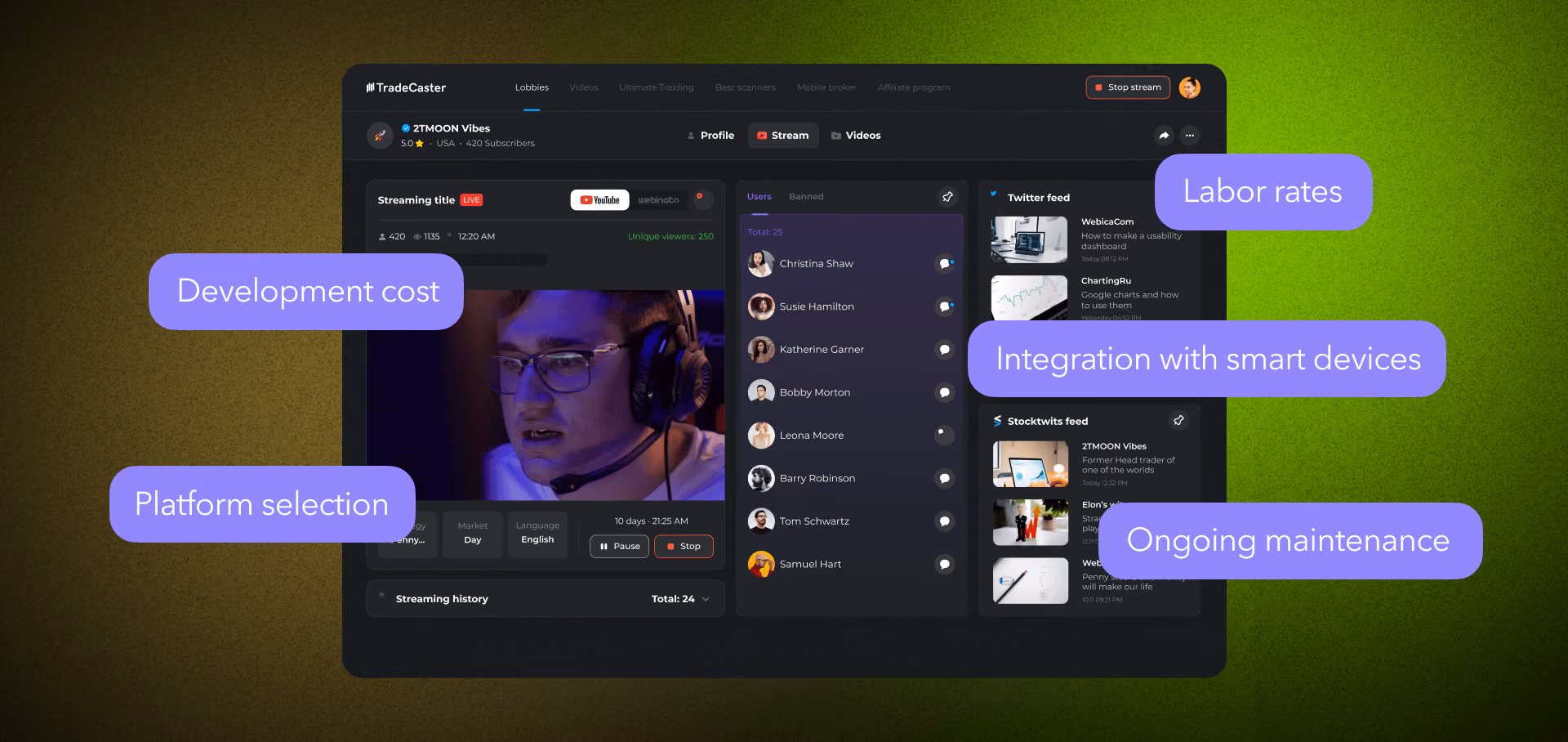 Video streaming app development costs ranging from basic to enterprise solutions