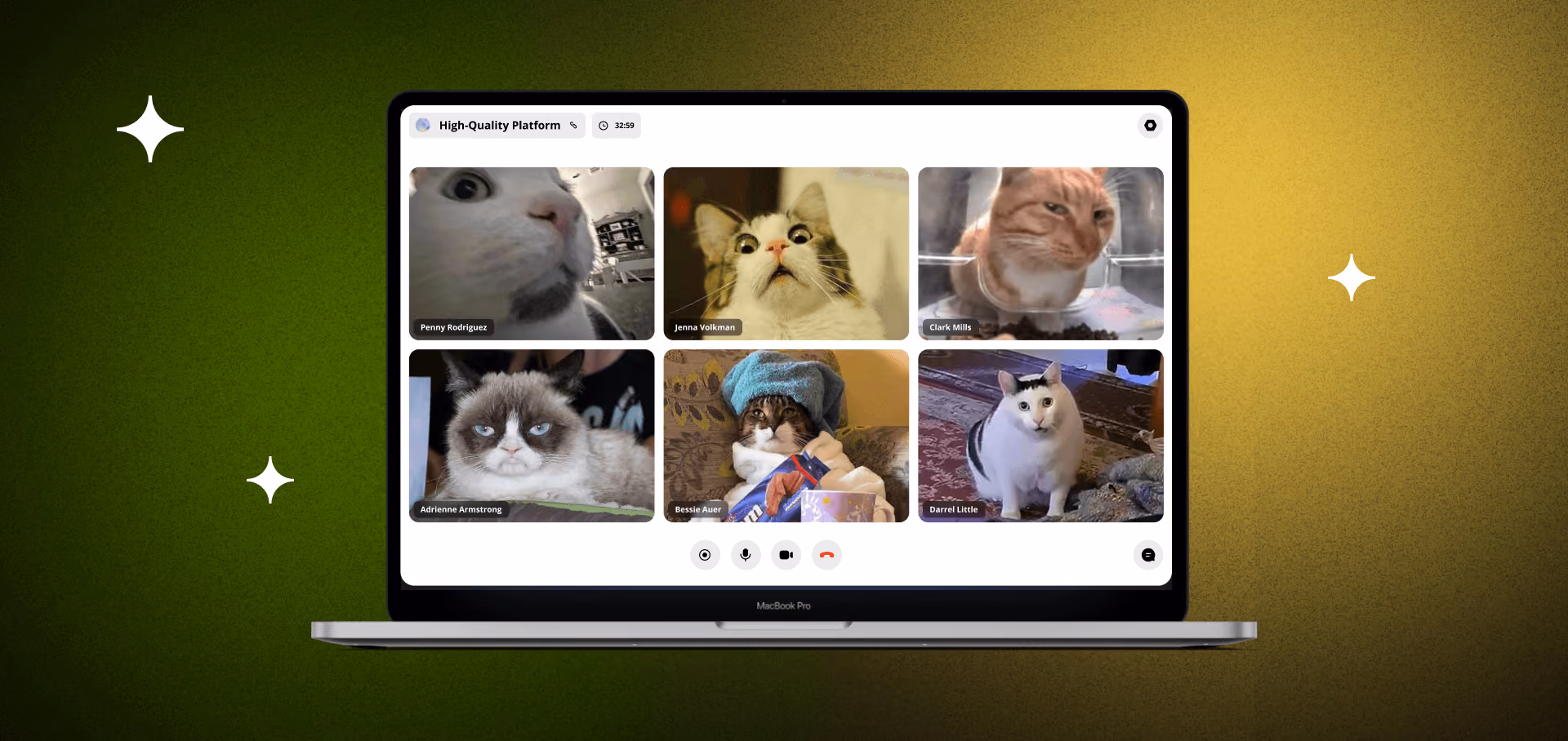 Cross-platform audio and video streaming with adaptive bitrate and encryption