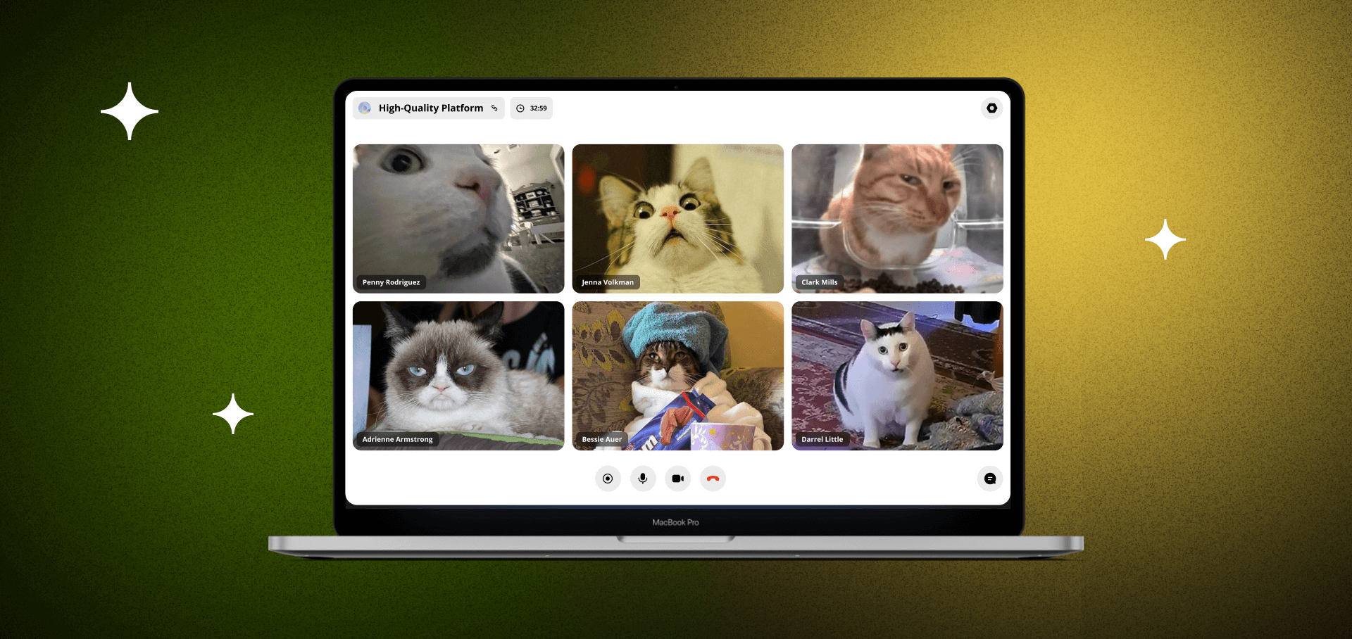 Cross-platform audio and video streaming with adaptive bitrate and encryption