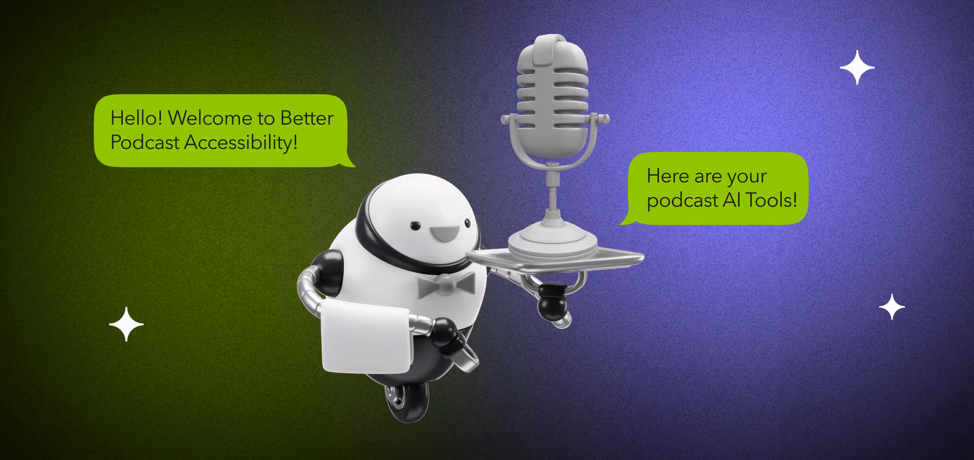 AI tools for podcast accessibility with transcription and multilingual support