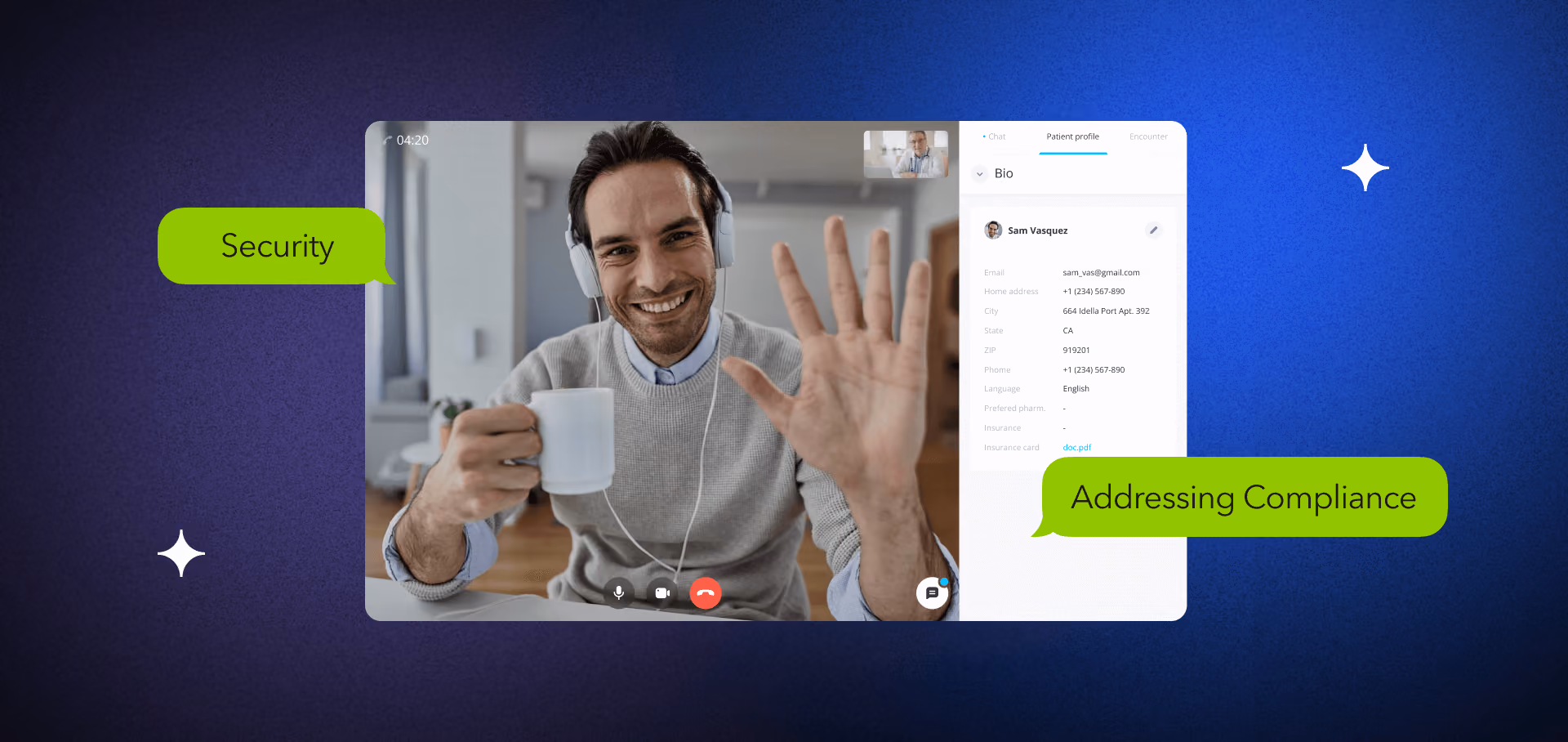 Healthcare software security with HIPAA compliance, encryption, and data protection