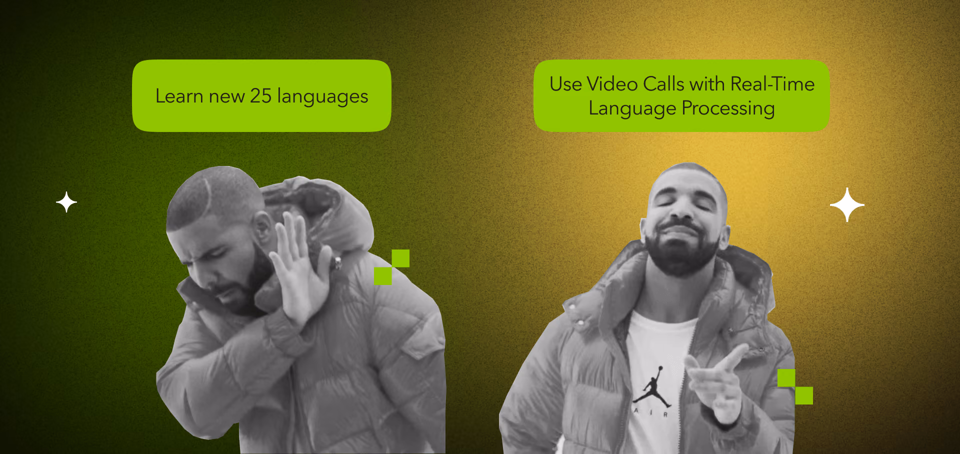 AI language processing enhancing video calls with transcription and real-time translation across languages