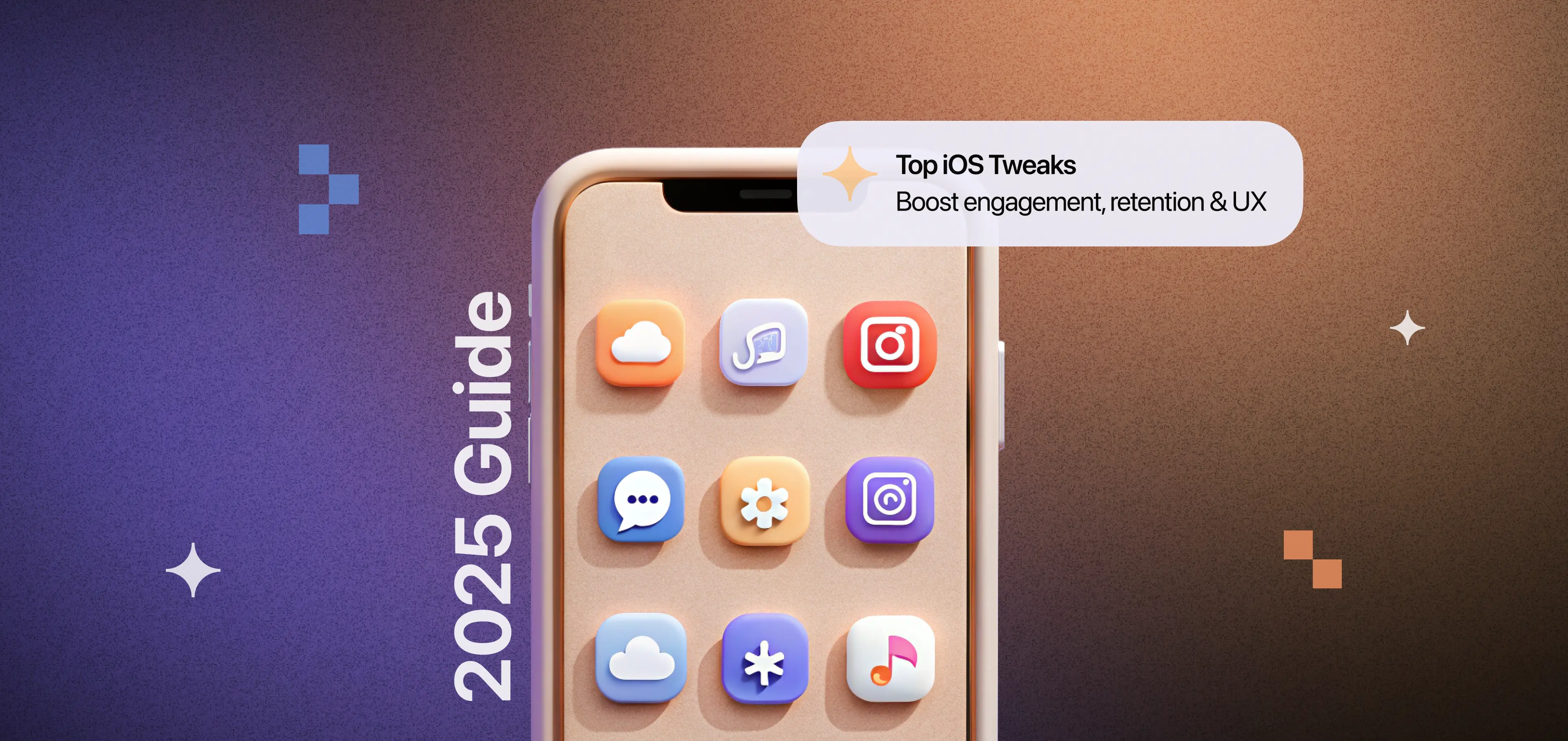 Native iOS features and design elements creating polished user experiences in 2025 apps