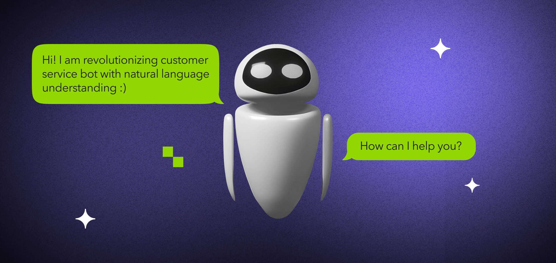 Natural language understanding enabling customer service bots to understand intent beyond keyword matching