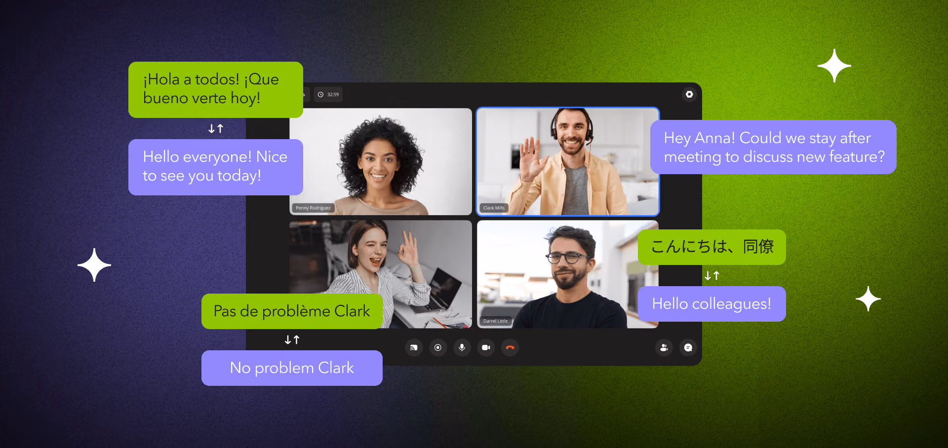Real-time meeting translation software solutions for breaking language barriers in online communication
