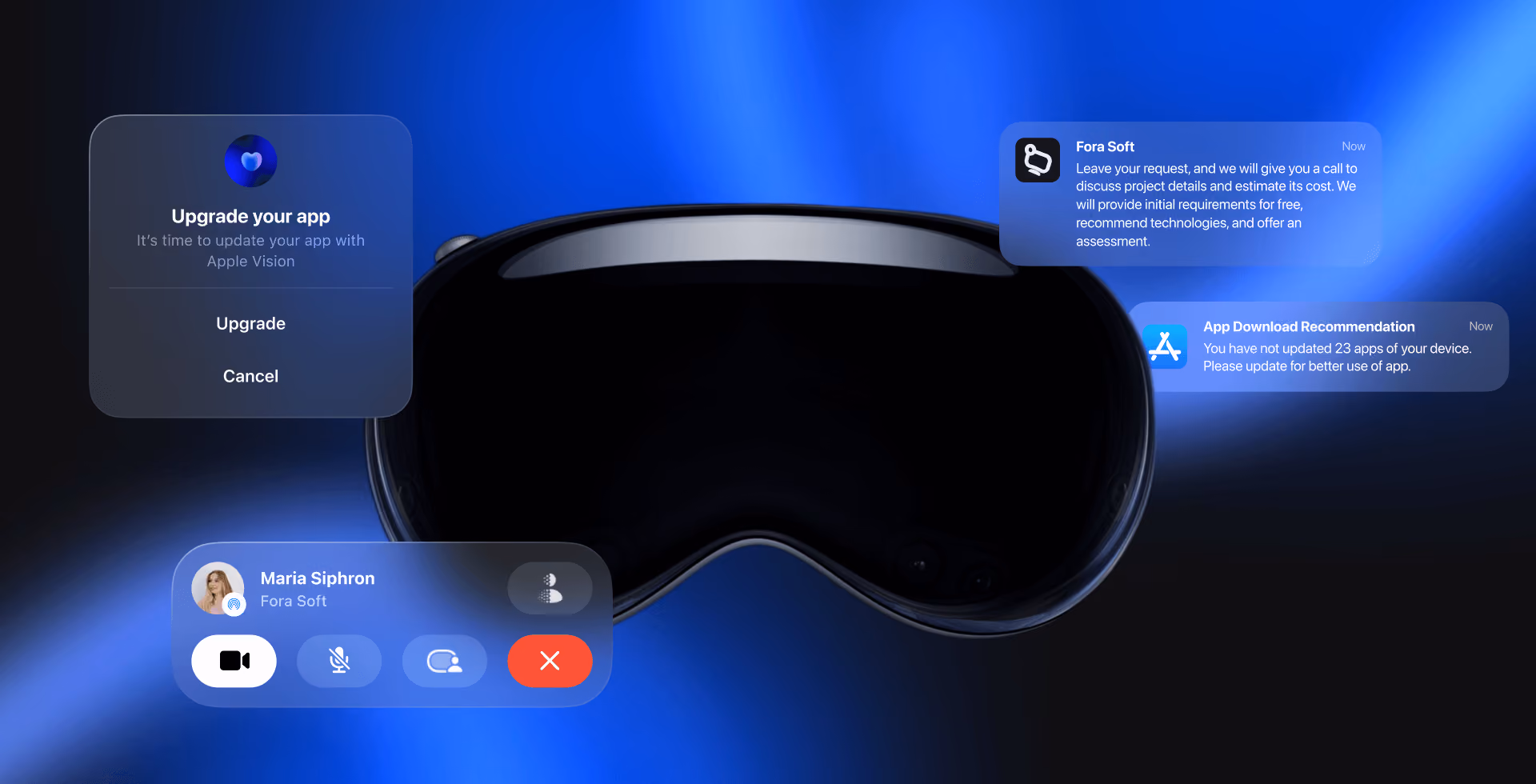 Apple Vision Pro technology creating business advantages through immersive software experiences