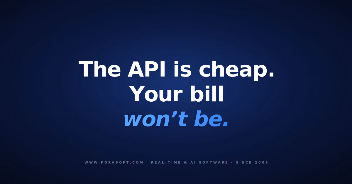 OpenAI Realtime API pricing cover: the API is cheap, your voice-agent bill won't be