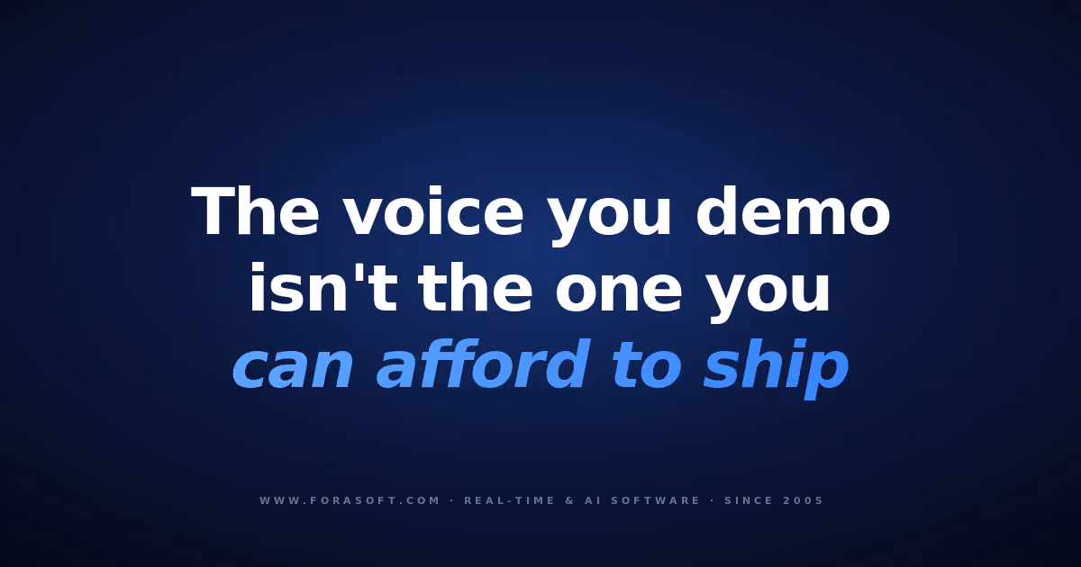 ElevenLabs alternatives 2026: the voice you demo isn't the one you can afford to ship at scale