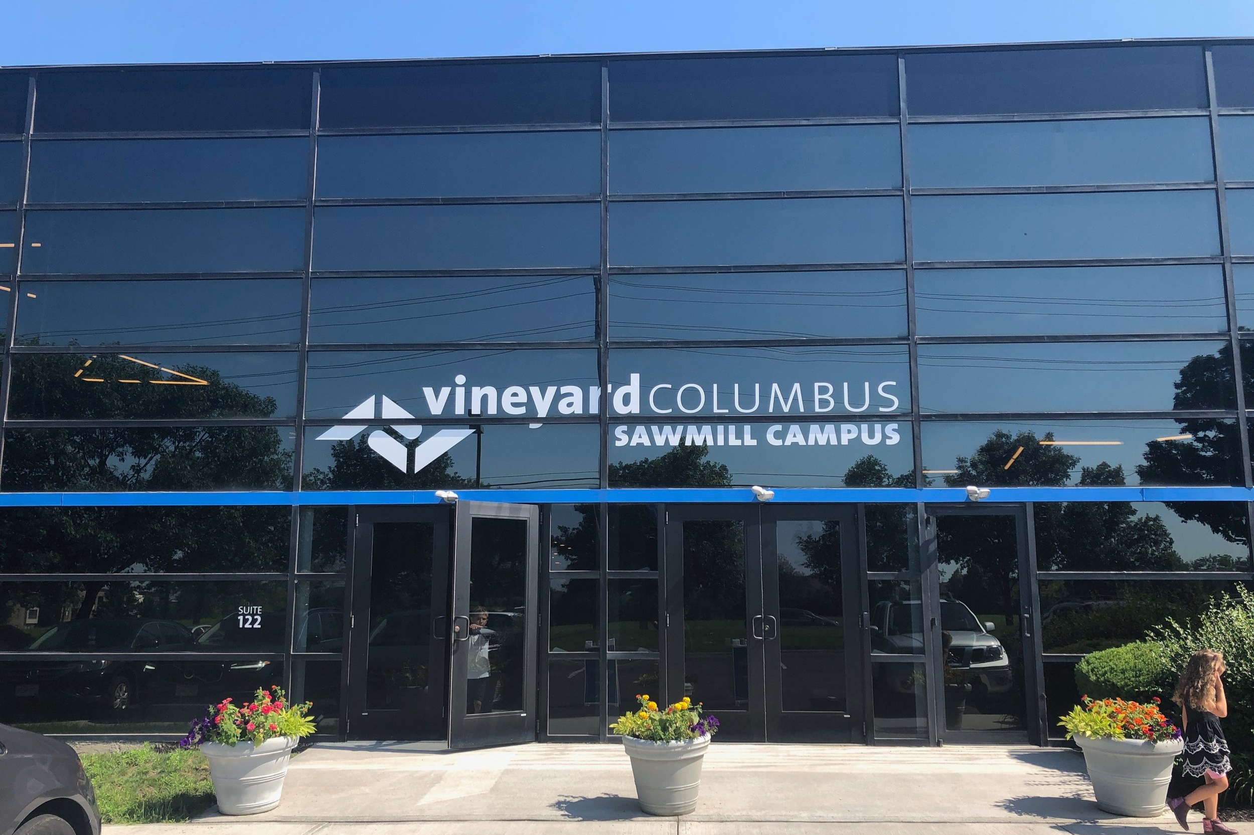 Vineyard Columbus Sawmill campus entrance