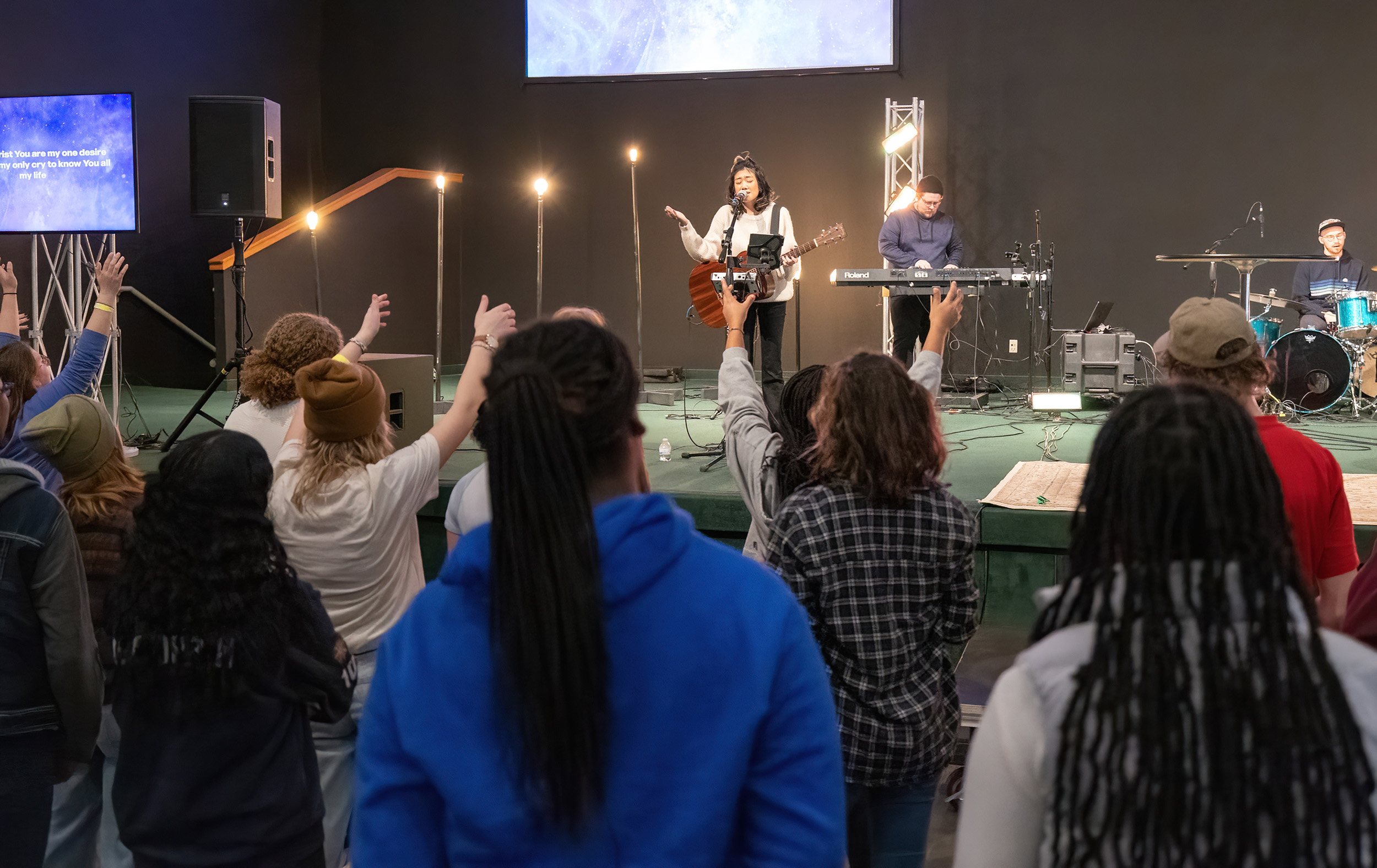 A worship service for students