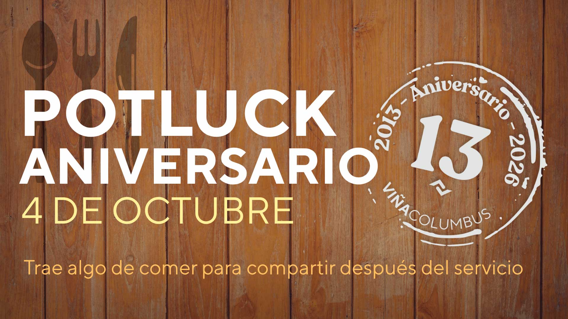 Potluck Aniversario