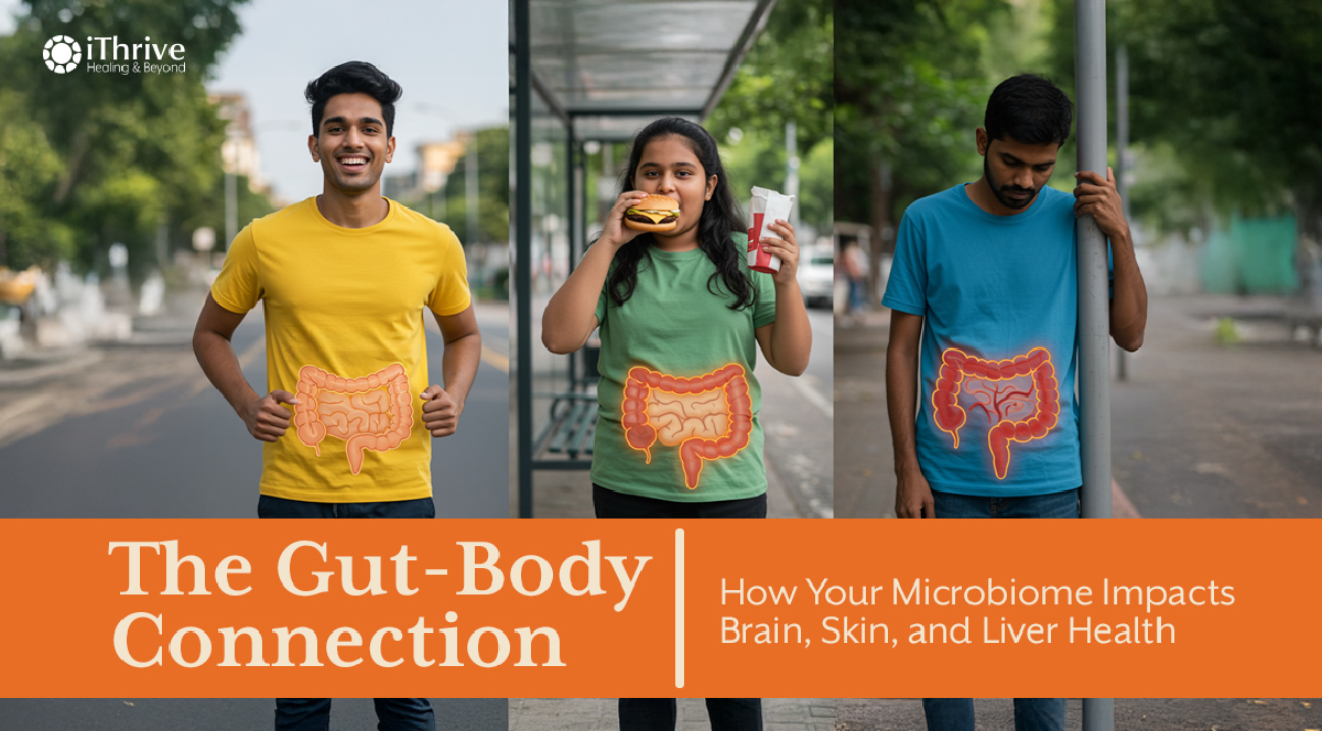 Gut Microbiome and Health: The Hidden Key to Clear Skin, Sharp Mind, and Strong Liver