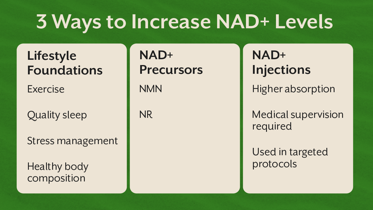 3 Ways to Increase NAD+ Levels